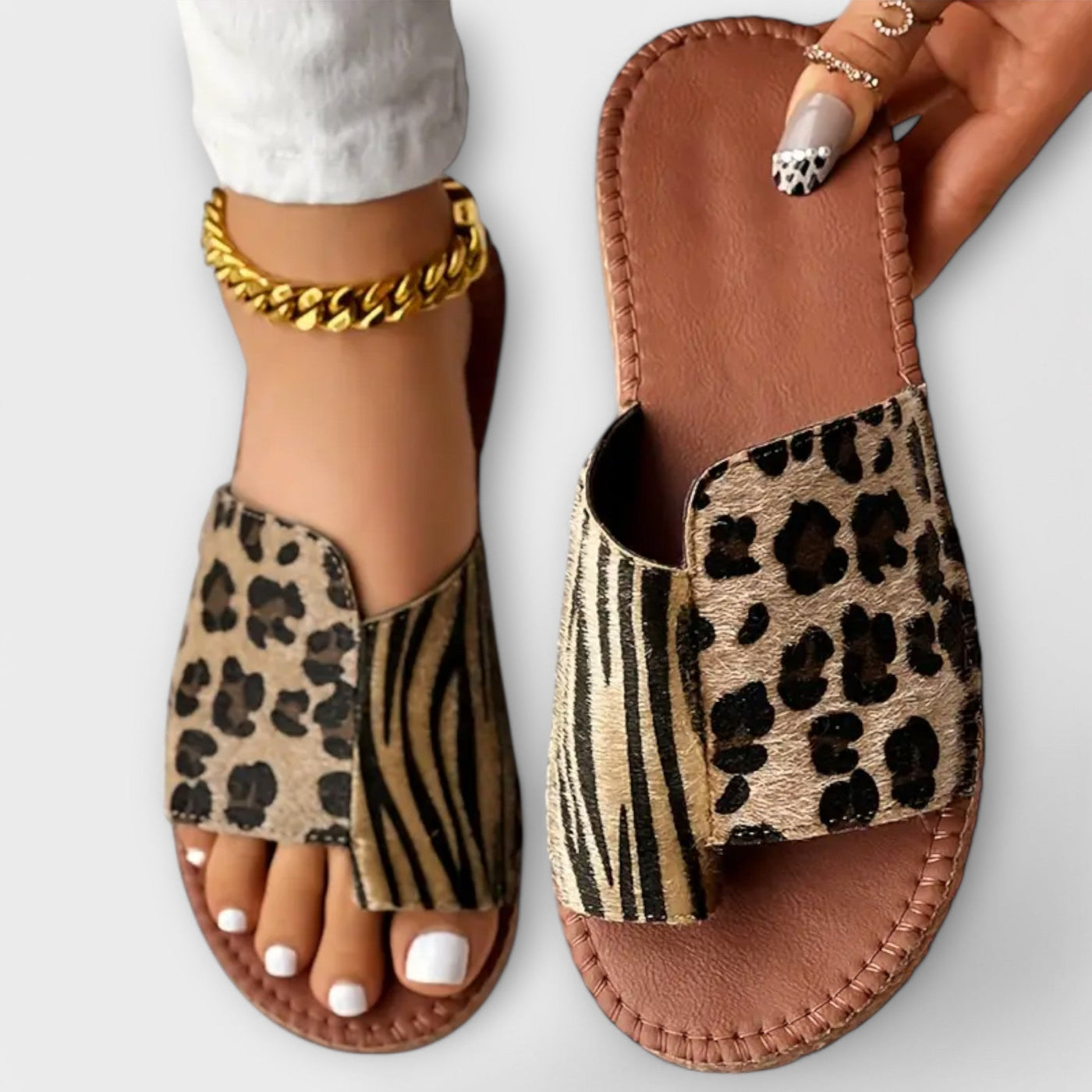Zapatos de leopardo