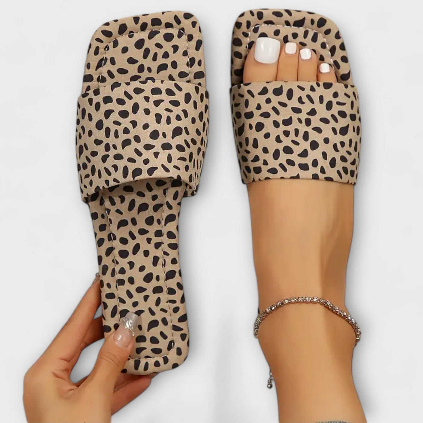 Zapatillas de leopardo