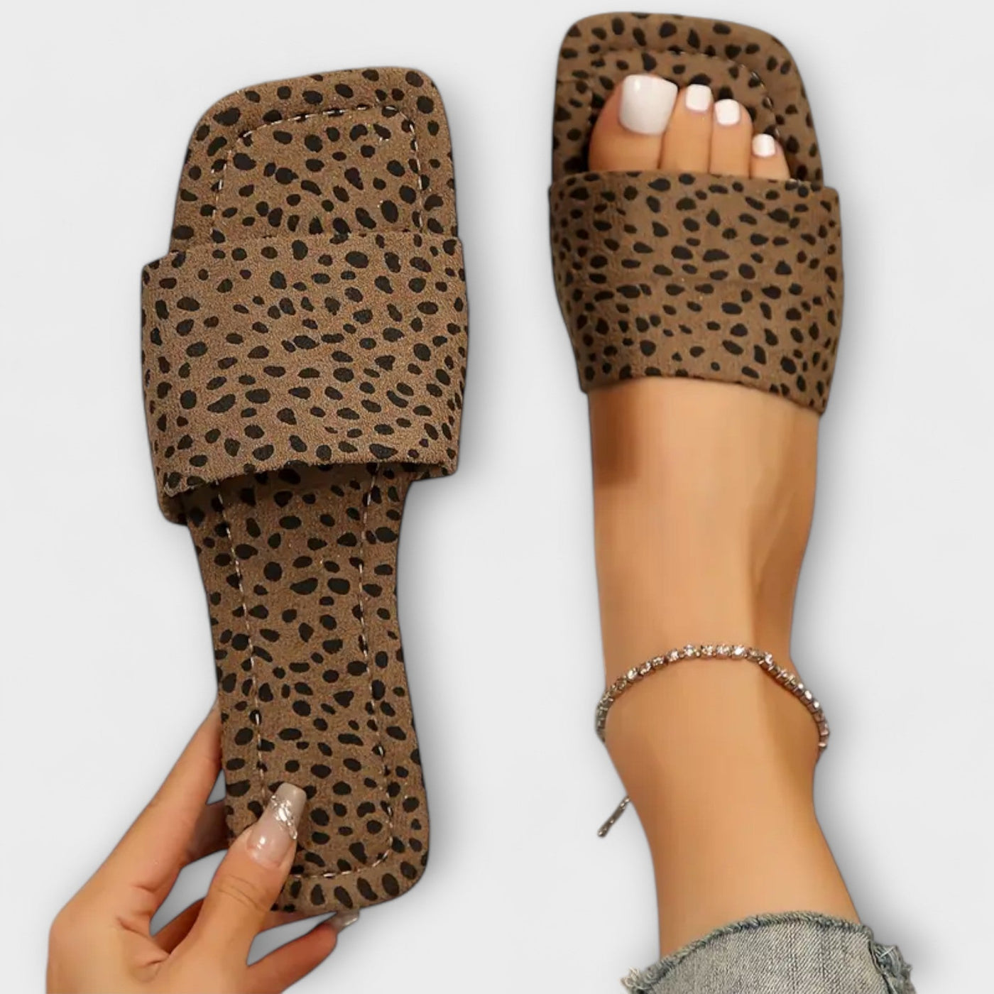 Zapatillas de leopardo