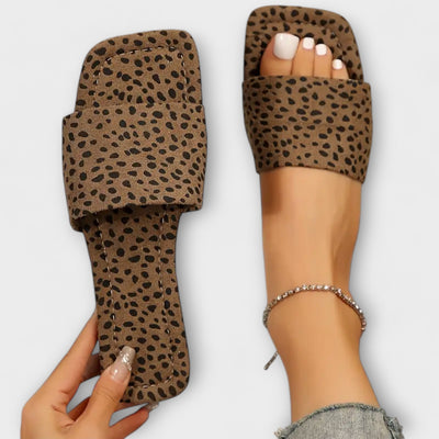 Zapatillas de leopardo